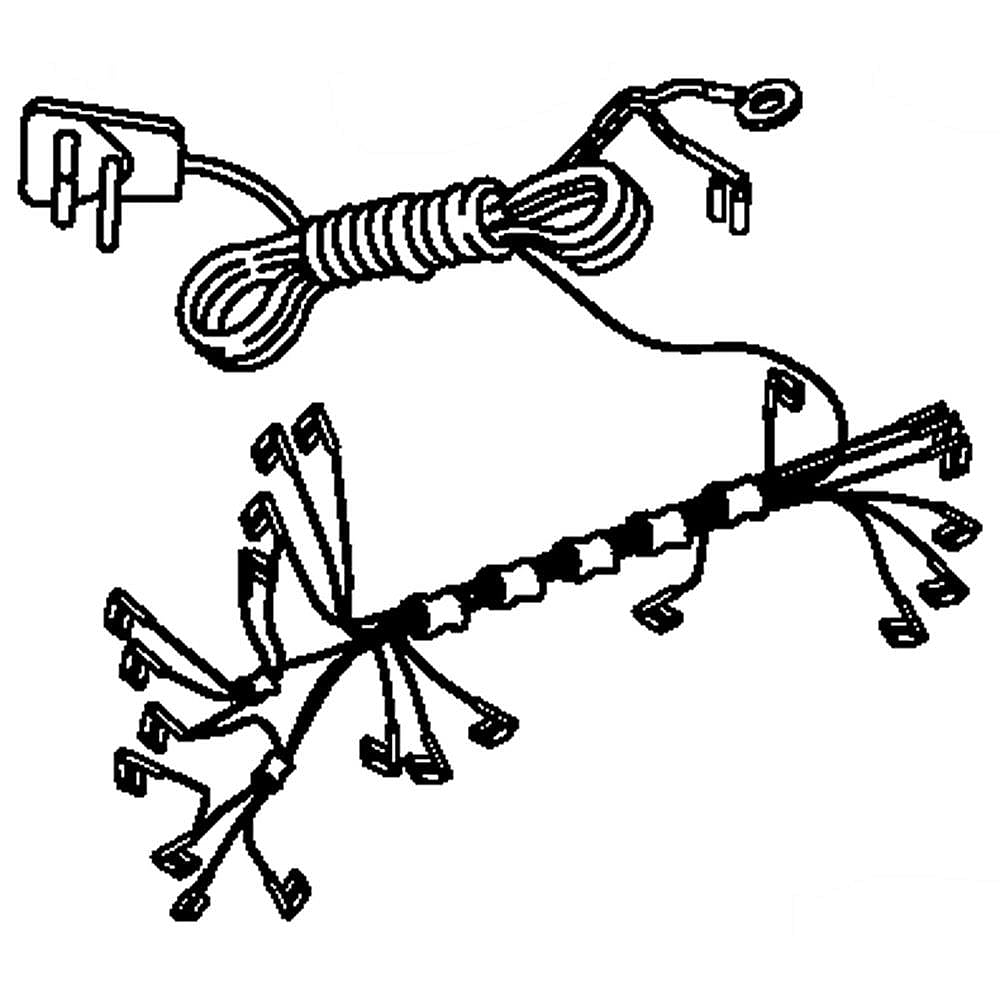 Kenmore Part #w10279455, Oven Wire Harness | 16.00 x 3.00 x 2.50