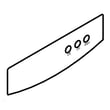 Trash Compactor Control Panel Insert (white) for Kenmore 66514729111 - Part W10318813