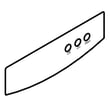 Trash Compactor Control Panel Insert (bisque) for Kenmore 66514724111 - Part W10318815