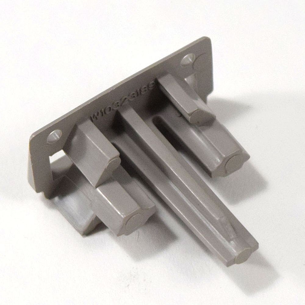 Part #wpw10323189, Dishwasher Dishrack Slide Rail Stop (Replaces W10323189) / 1.38 x 1.25 x 0.62