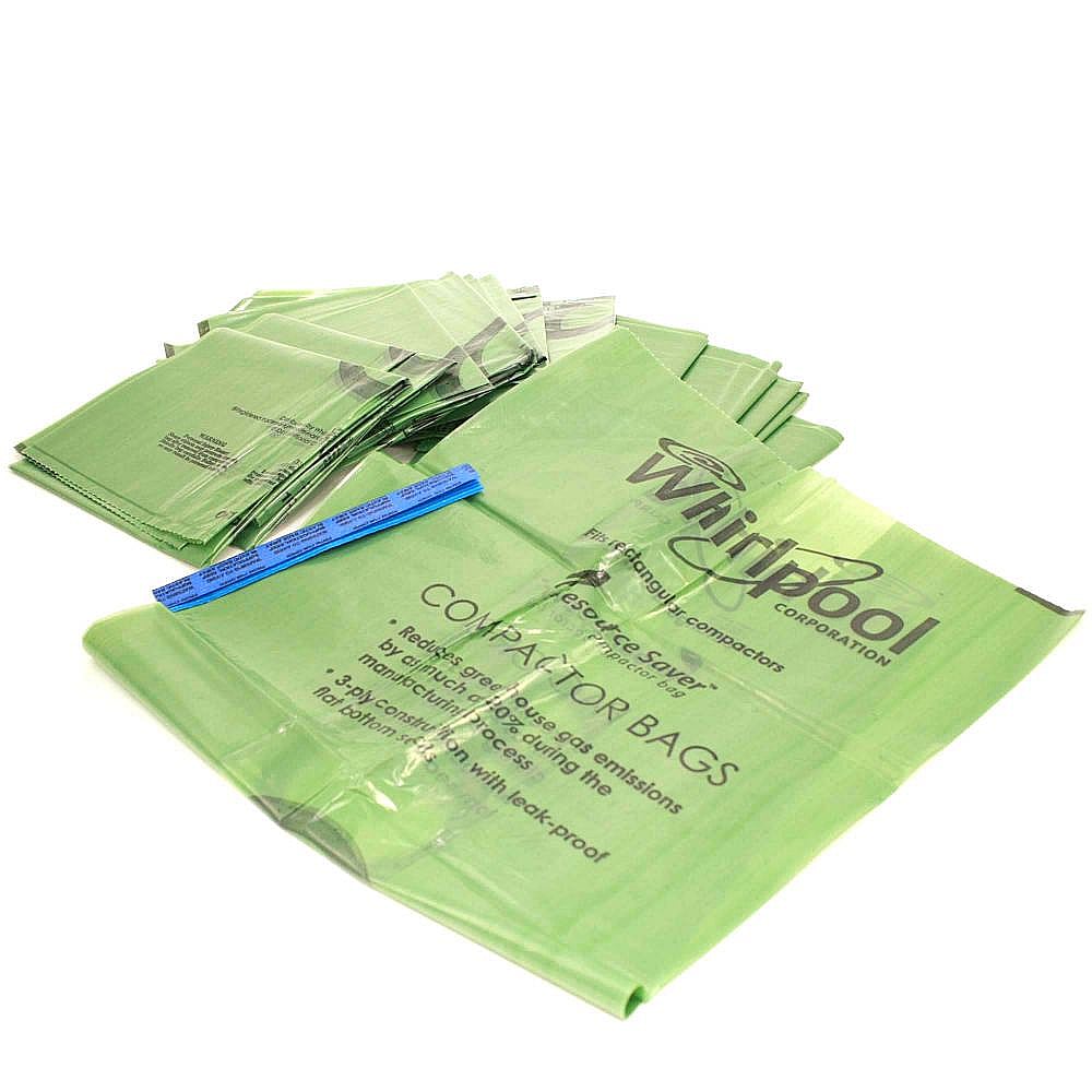 Part #w10351673Bu, Trash Compactor Bag, 180-Pack / 19.75 x 9.50 x 10.00