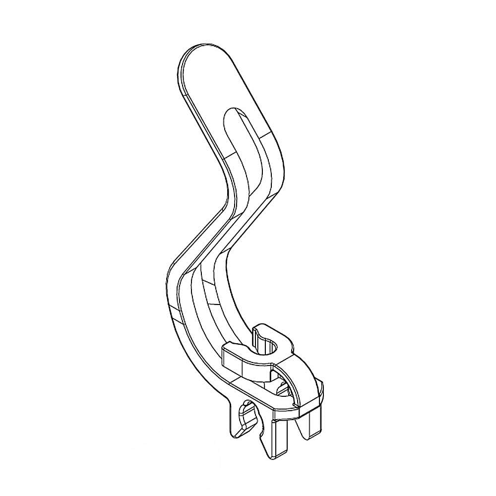 Part #w10372814, Dishwasher Dishrack No-Flip Clip / 8.00 x 5.00 x 4.00