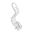 Dishwasher Dishrack No-flip Clip W10372814