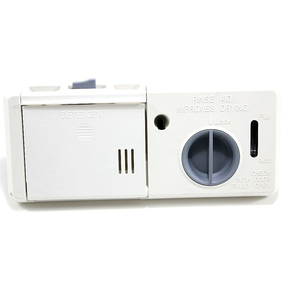 Part #wpw10428215, Dishwasher Detergent Dispenser Assembly / 11.75 x 5.25 x 5.75