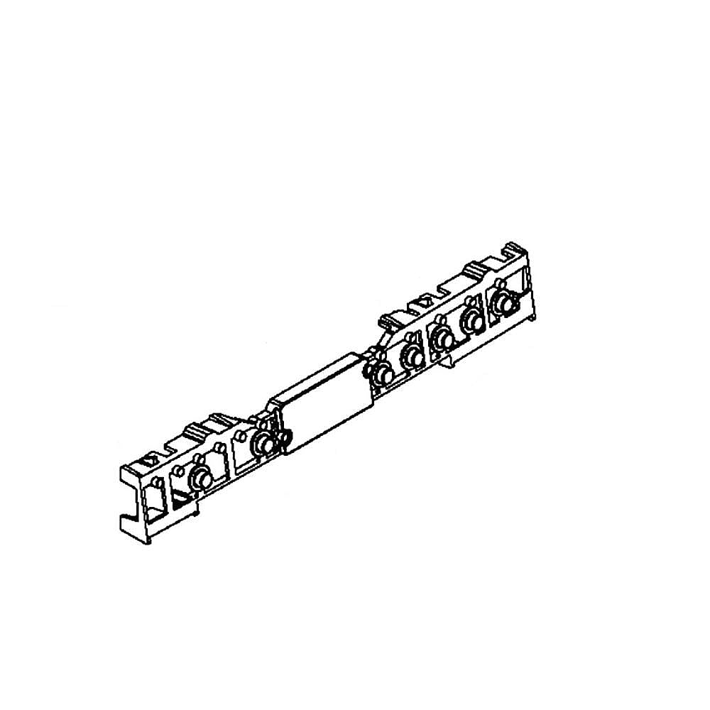 Part #w10500342, Dishwasher User Interface Control Button Assembly / 9.50 x 1.50 x 0.38