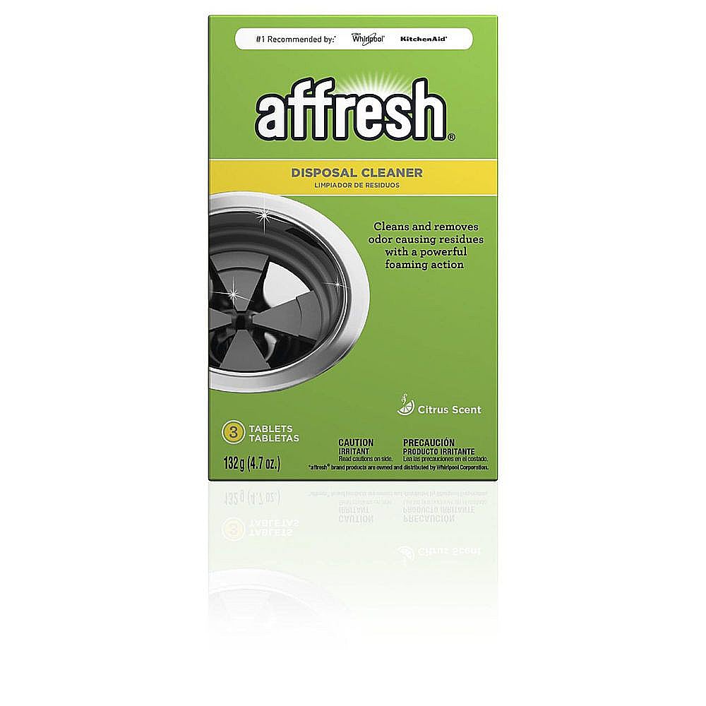 Part #w10509526, Affresh Disposal Cleaner, 3-Pack / 2.50 x 3.50 x 5.72
