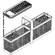 Dishwasher Silverware Basket Assembly for Maytag MDB8969SDE3 - Part W10552271