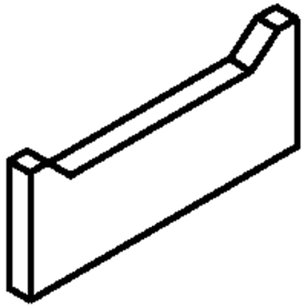 Whirlpool Part #w10567590, Handle | 5.25 x 3.00 x 0.13