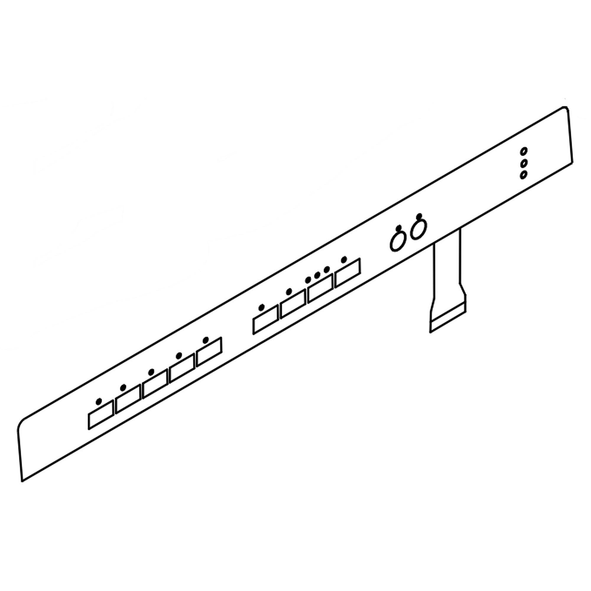 Part #w10567685, Dishwasher Keypad Assembly / 13.72 x 10.12 x 0.25