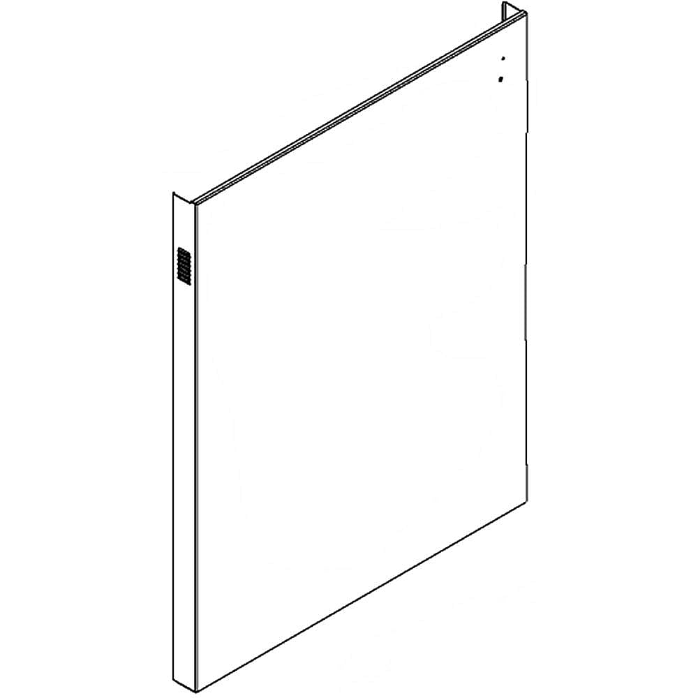 Part #w10577291, Dishwasher Door Outer Panel (Black) / 30.10 x 23.75 x 1.75