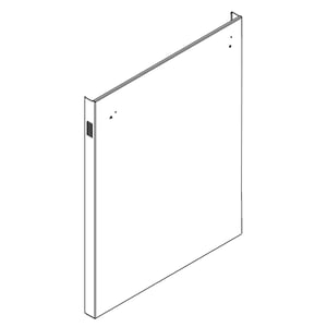 Dishwasher Door Outer Panel Assembly (white) W10577292