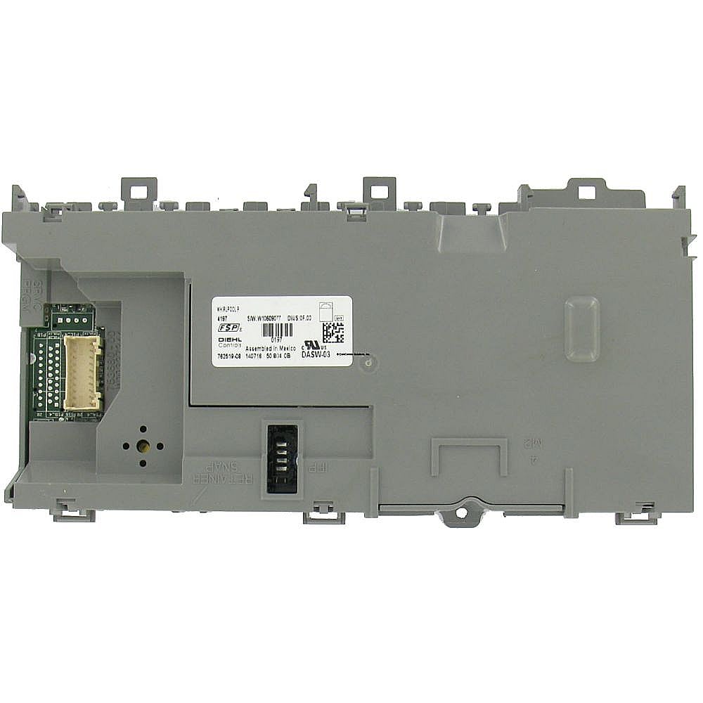 Photo of Part #w10597041R, Refurbished Dishwasher Electronic Control Board from Repair Parts Direct
