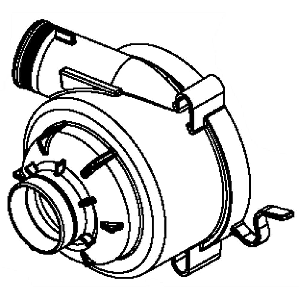 Dishwasher Circulation Pump Housing