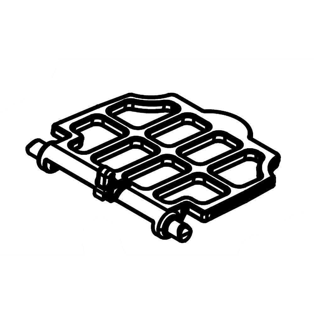 Whirlpool Part #w10629537, Dishwasher Silverware Basket Lid, Center | 2.25 x 2.25 x 0.25