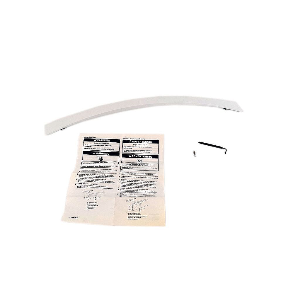 Part #w10669978, Dishwasher Door Handle Assembly (White) / 23.25 x 2.25 x 2.25