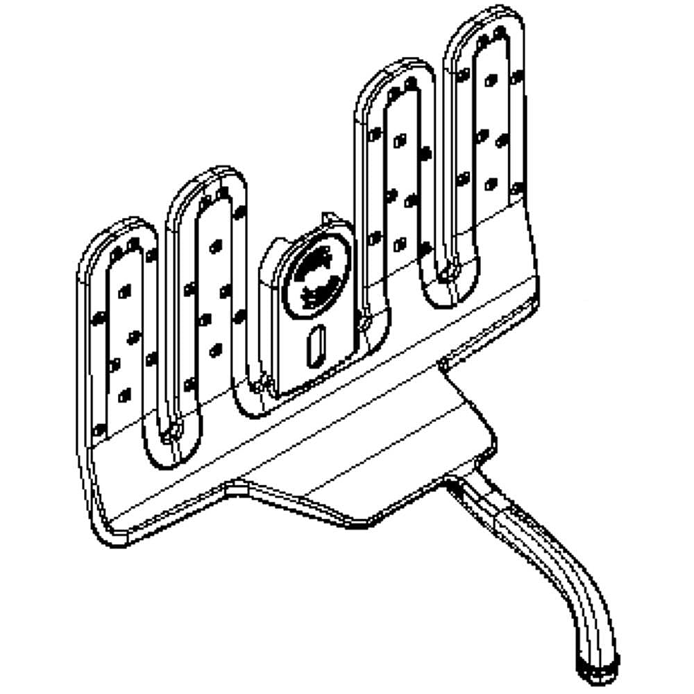 Part #w10671899, Dishwasher Manifold / 10.00 x 13.50 x 8.50