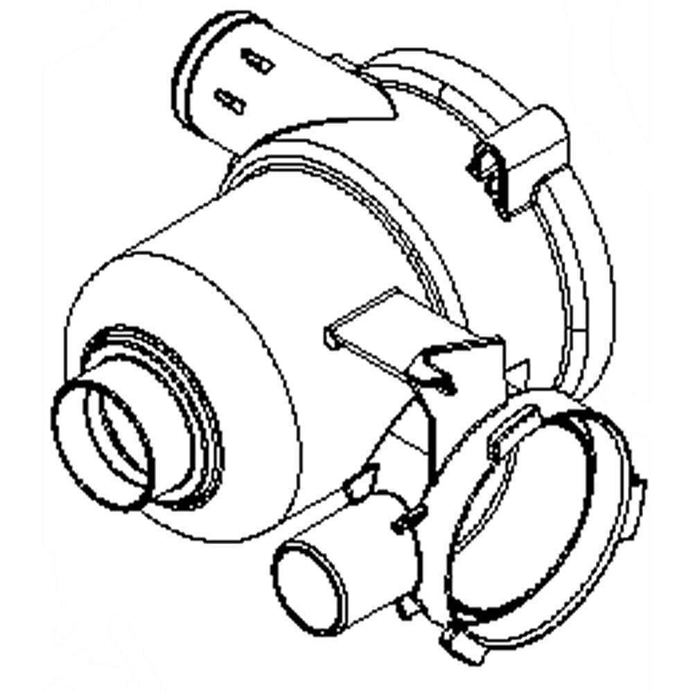 Part #w10708008, Dishwasher Pump Case / 5.75 x 6.00 x 4.00