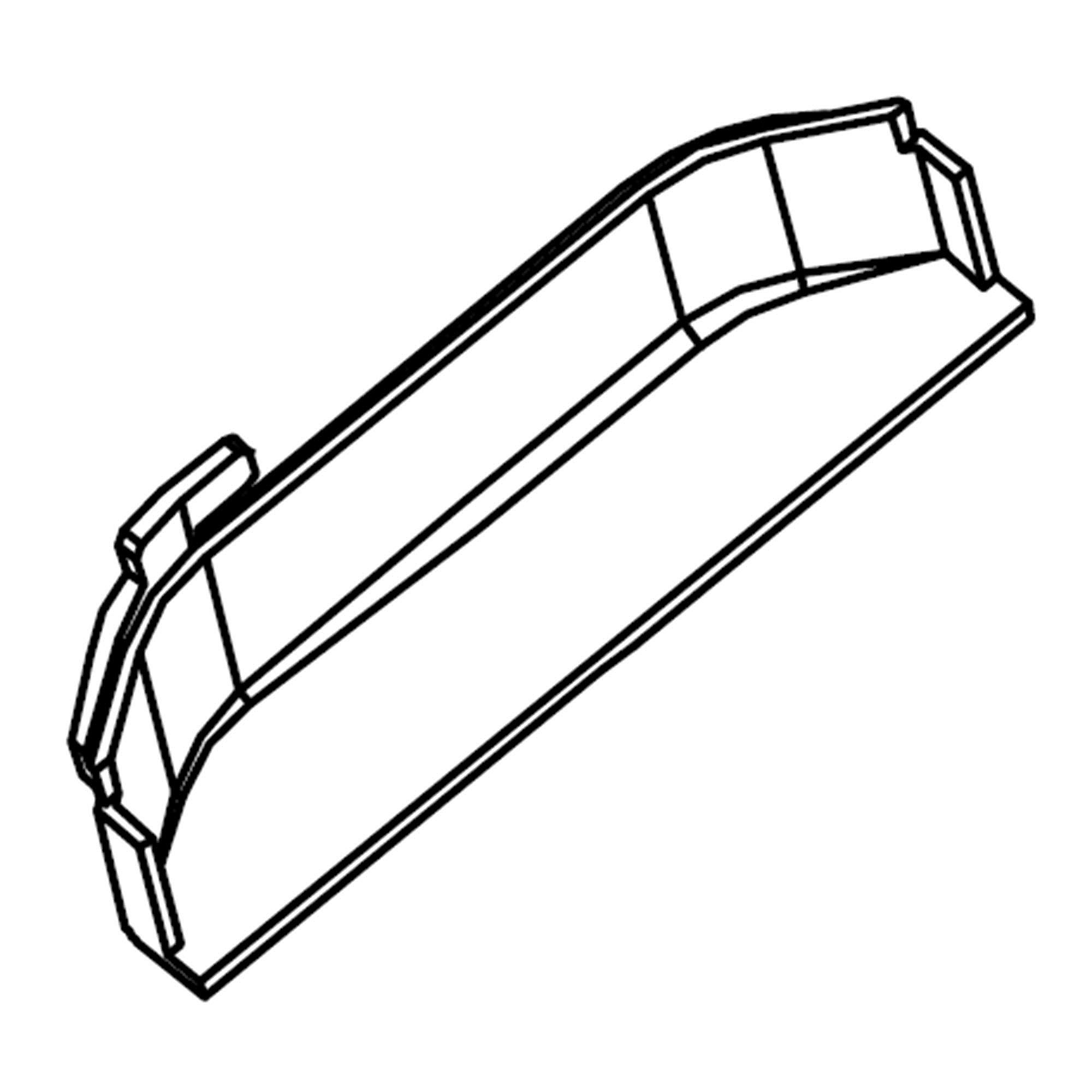 Part #w10717652, Pocket Handle / 3.93 x 0.75 x 1.38