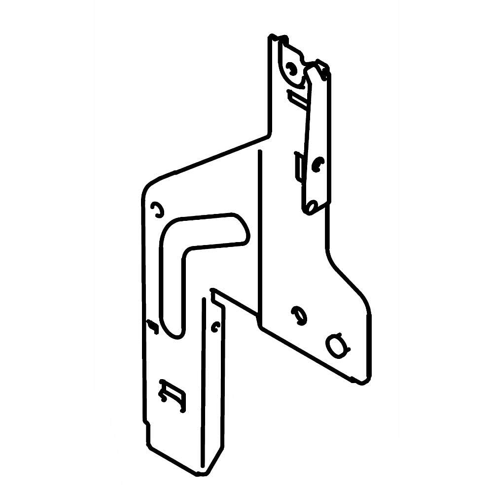 Jenn-Air Part #w10736545, Hinge Bracket | 10.50 x 6.75 x 0.38