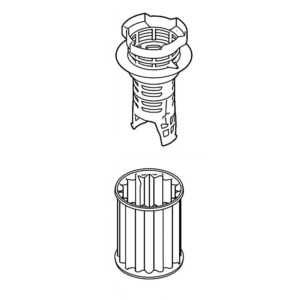Part #w10736576, Filter / 5.50 x 3.00 x 3.00