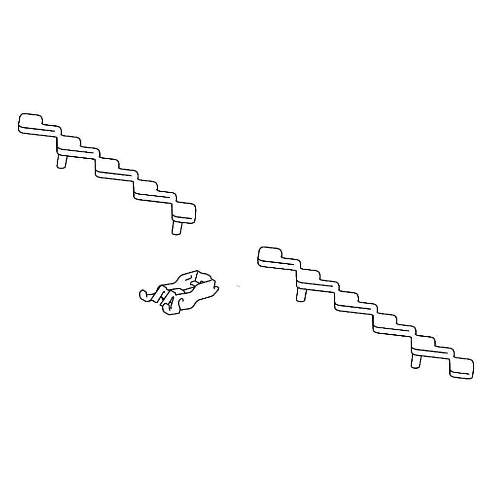 Part #w10736592, Clip / 8.00 x 2.15 x 0.50