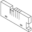 Dishwasher Tub Insulation, Lower for KitchenAid KDTE254EWH1 - Part W10750120