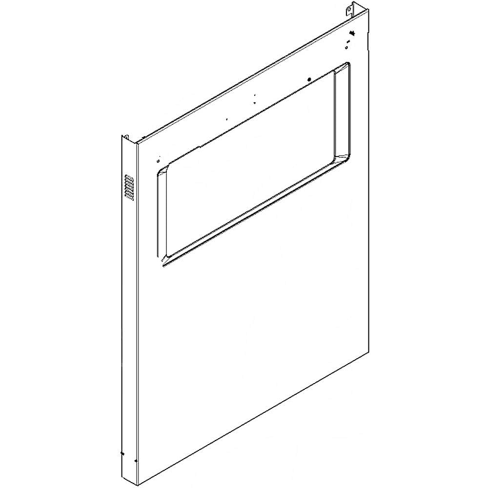 Part #w10772461, Dishwasher Door Outer Panel Assembly (Stainless) / 30.25 x 23.75 x 1.75