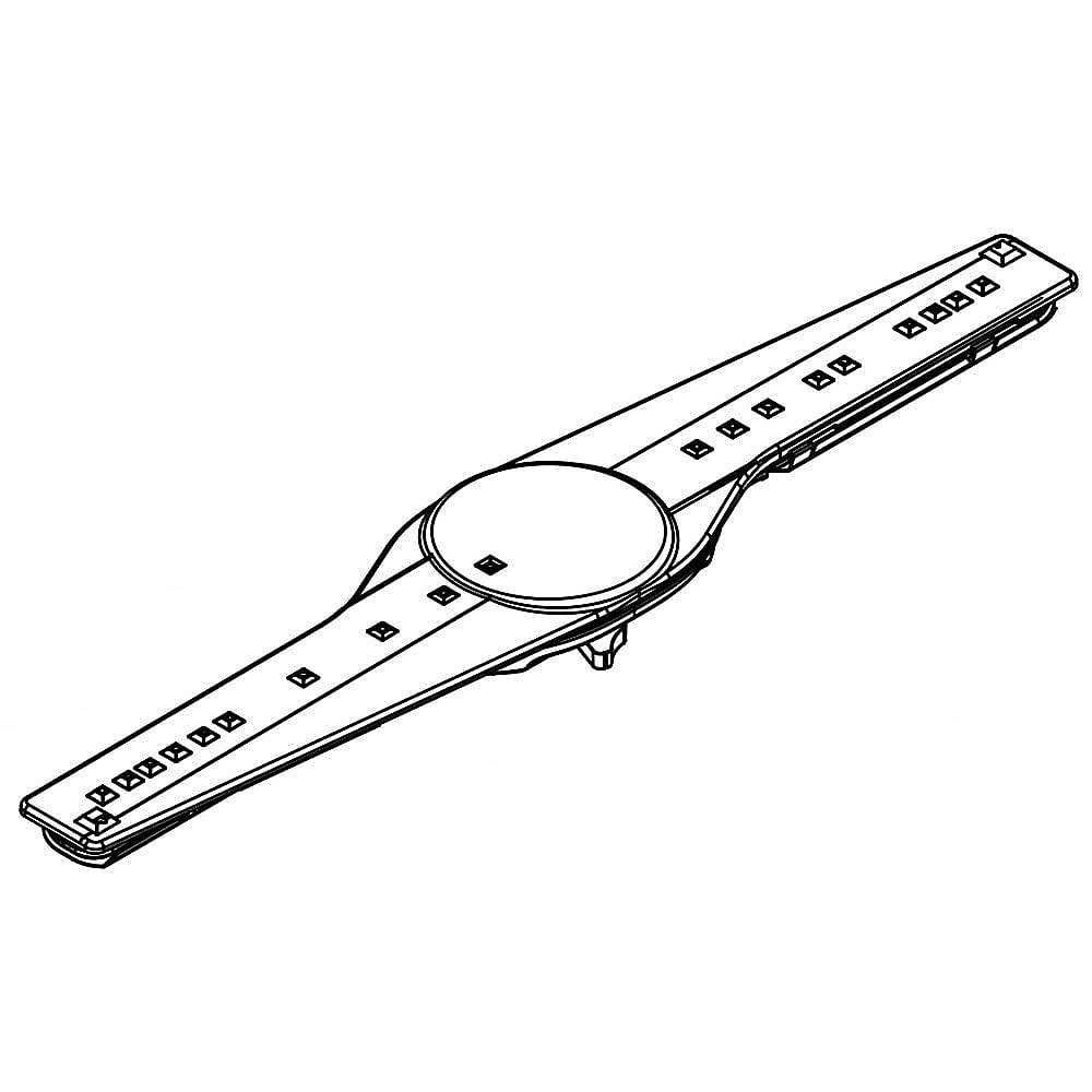 Part #w10837249, Whirlpool Dishwasher Spray Arm, Lower (Replaces W10838302) / 20.00 x 3.50 x 1.00
