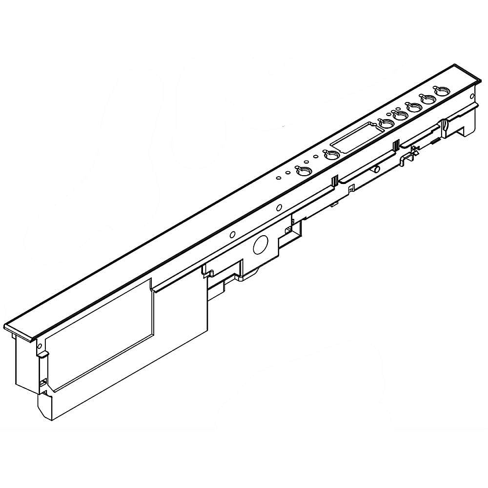 Part #w10838676, Dishwasher Control Panel And Overlay (Black) (Replaces W10644258) / 5.00 x 3.44 x 27.19