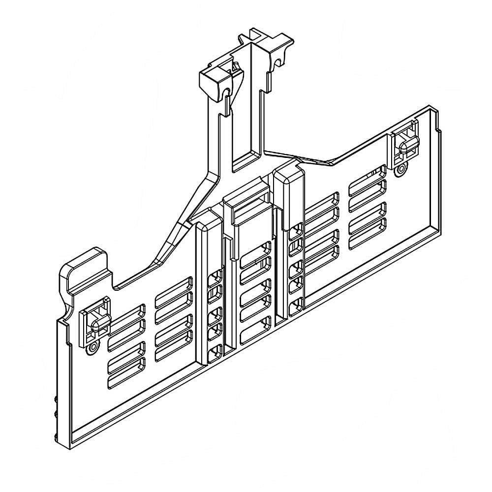 Part #w10838949, Dishwasher Dishrack Adjuster, Right (Replaces W10629520) / 10.25 x 7.00 x 1.00