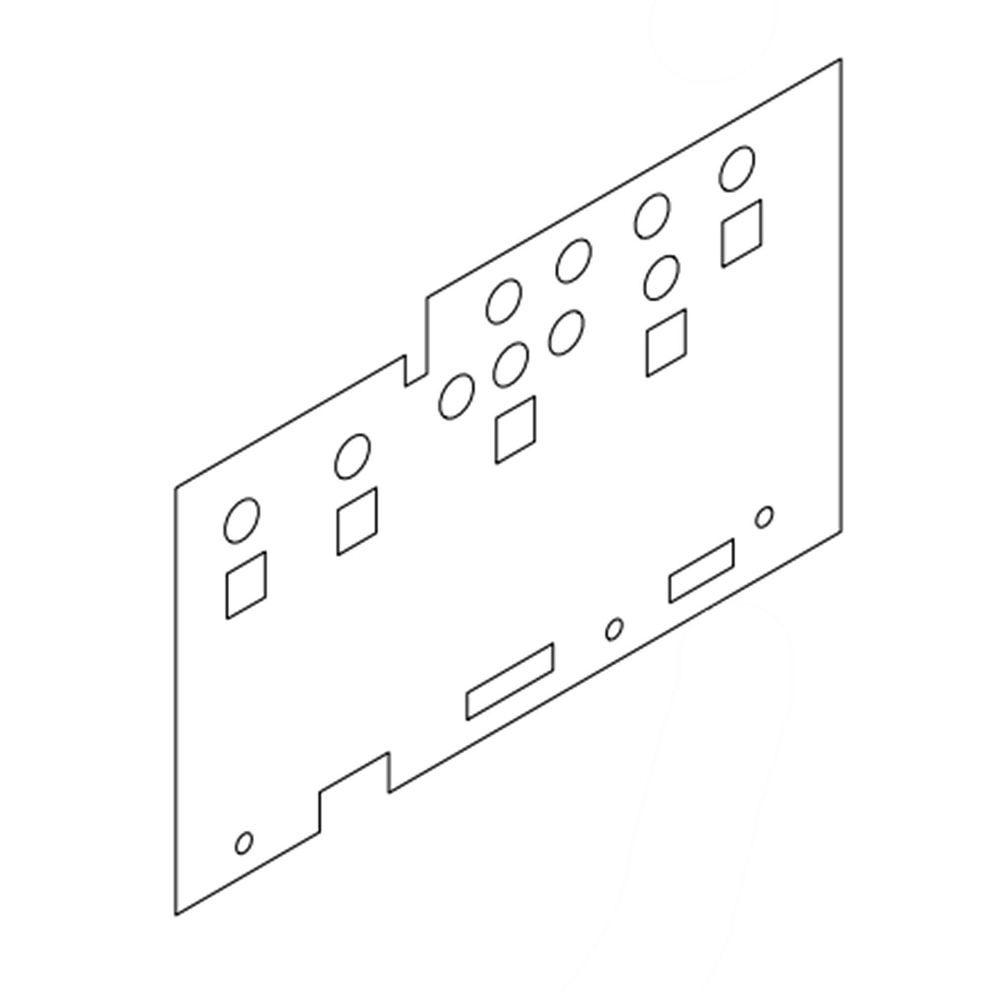 Photo of Part #w10891576, Control | 11.75 x 5.25 x 5.75 from Repair Parts Direct