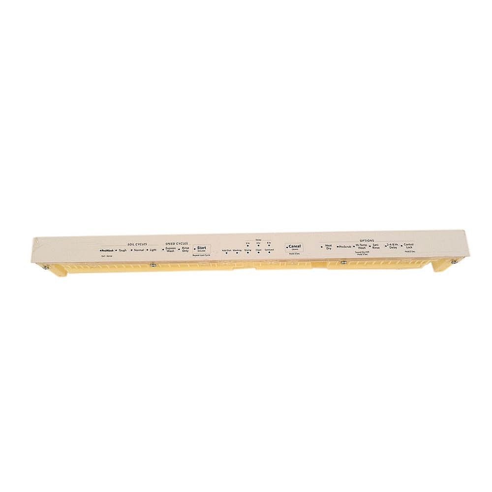 Part #w10902371, Dishwasher Control Panel Assembly (White) | 3.44 x 2.82 x 30.94