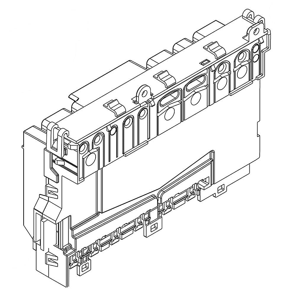 Photo of Part #w10906419, Dishwasher Electronic Control Board | 5.50 x 5.25 x 8.50 from Repair Parts Direct