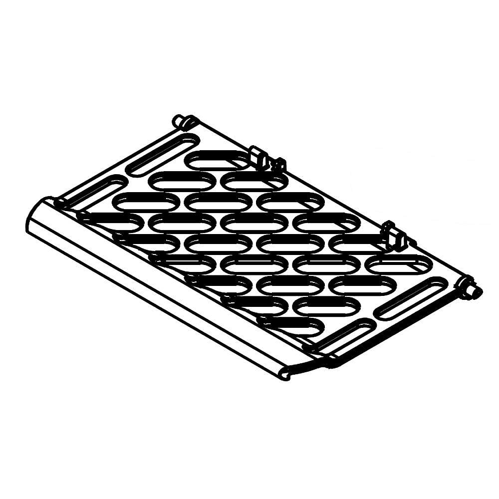 Photo of Part #w10918189, Lid | 5.50 x 3.75 x 0.60 from Repair Parts Direct