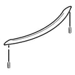 Handle Assembly for Whirlpool WDF550SAHS0 - Part W11025870