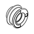 Dishwasher Dishrack Roller for KitchenAid KDTE204KBS1 - Part W11545296