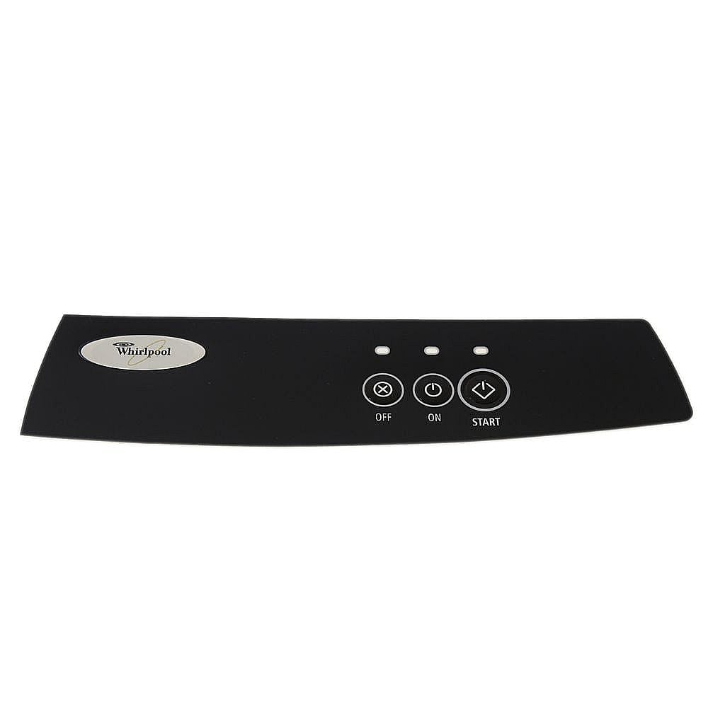 Part #w11050447, Trash Compactor Control Panel Insert (Replaces 9872017B) / 10.25 x 2.38 x 0.10