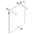 Dishwasher Door Outer Panel Assembly for Whirlpool WDT975SAHV0 - Part W11087375