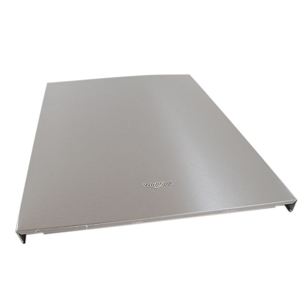 Part #w11087377, Dishwasher Door Outer Panel Assembly (Stainless) (Replaces W11028373) / 35.69 x 3.44 x 30.38