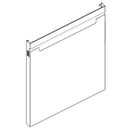 Dishwasher Door Outer Panel Assembly (stainless) W11088097