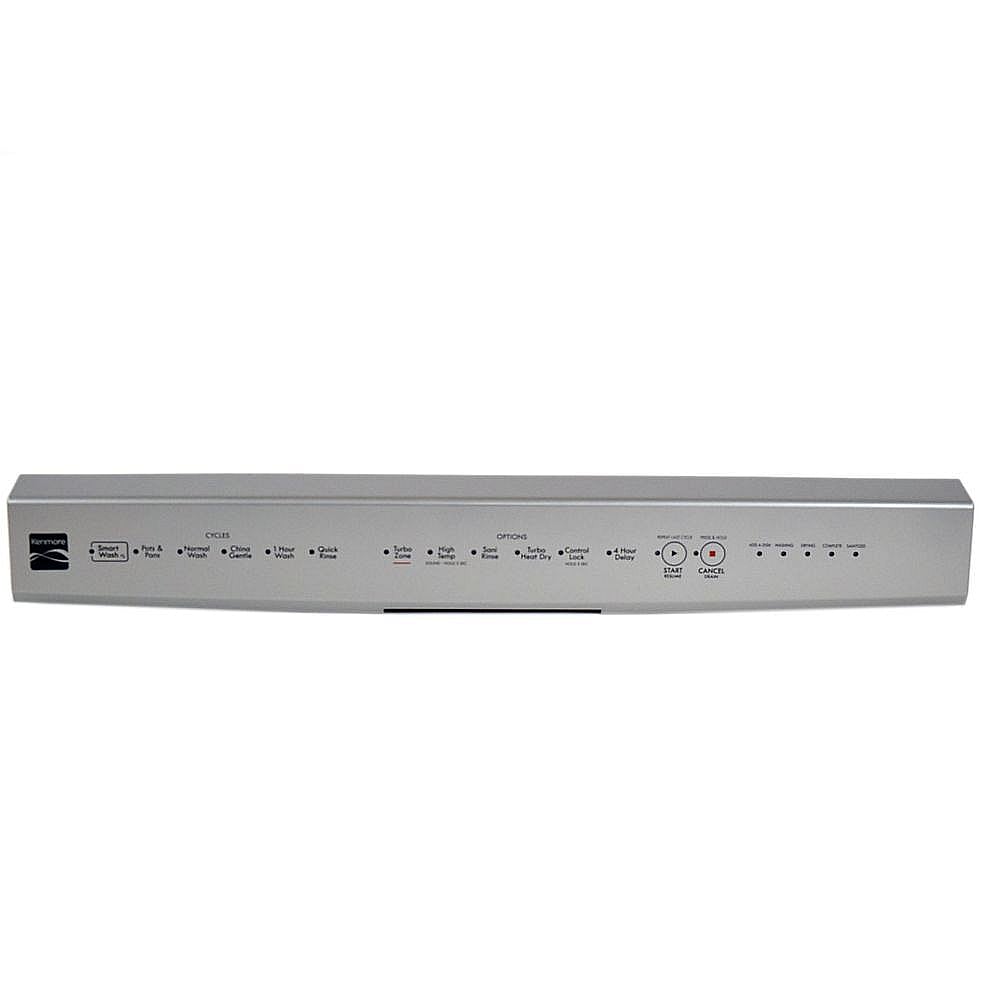 Part #w11106394, Dishwasher Control Panel (Stainless) / 5.07 x 3.44 x 27.19
