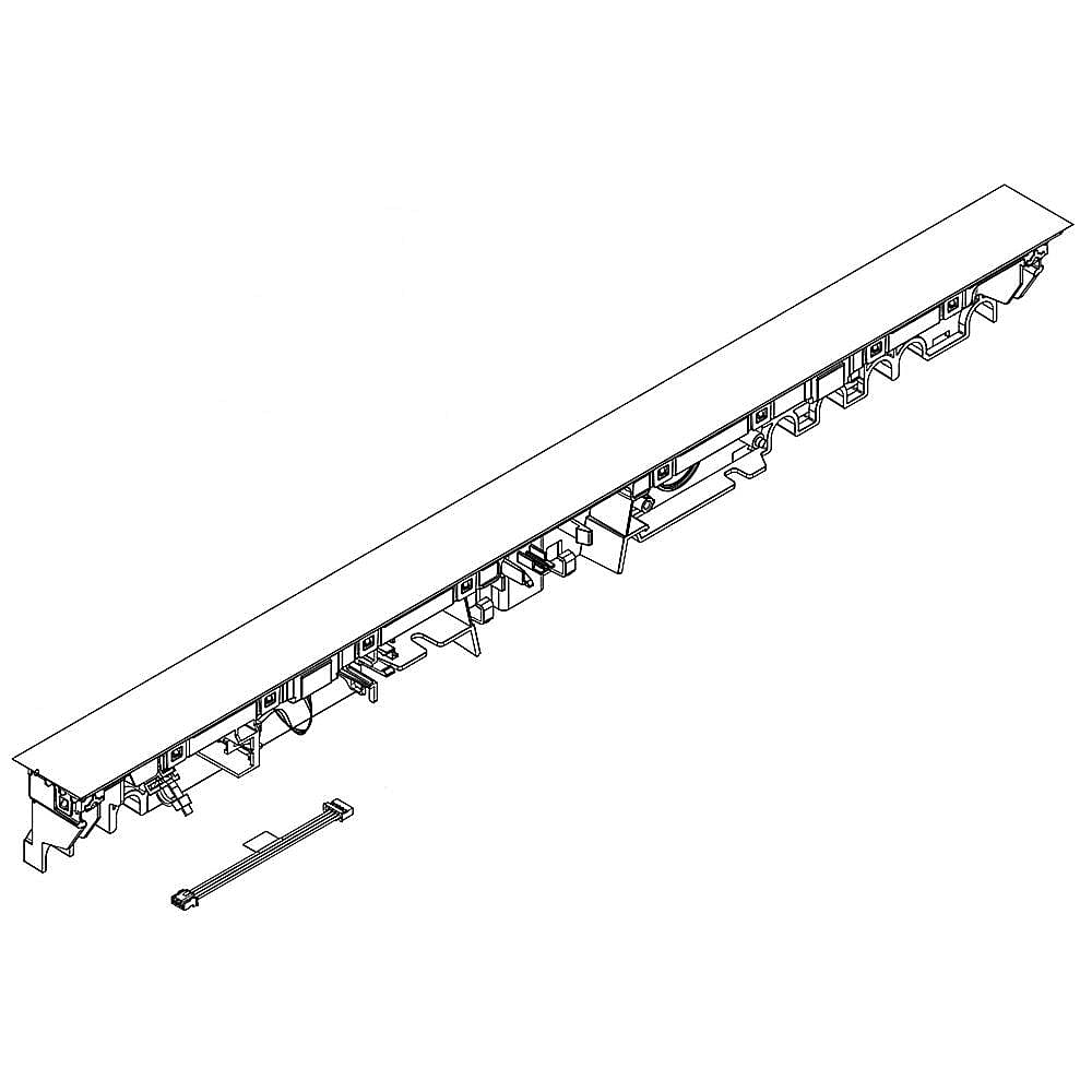 Part #w11114747, Dishwasher Control Panel Assembly / 27.00 x 5.00 x 3.38