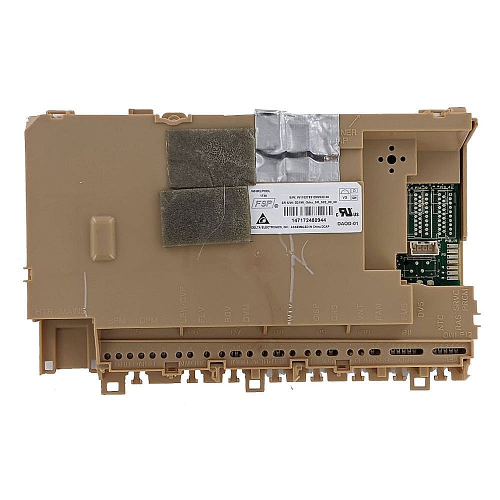 Photo of Part #w11120155, Dishwasher Electronic Control Board | 8.00 x 6.00 x 4.00 from Repair Parts Direct