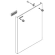 Dishwasher Door Outer Panel (stainless) for Kenmore 66513472N413 - Part W11131696