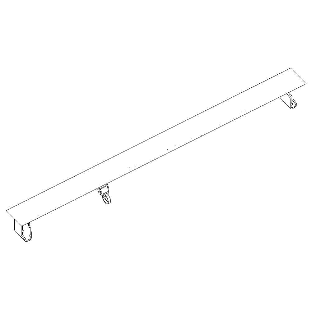 Part #w11157079, Dishwasher Console Assembly (Black) | 30.75 x 3.37 x 2.75
