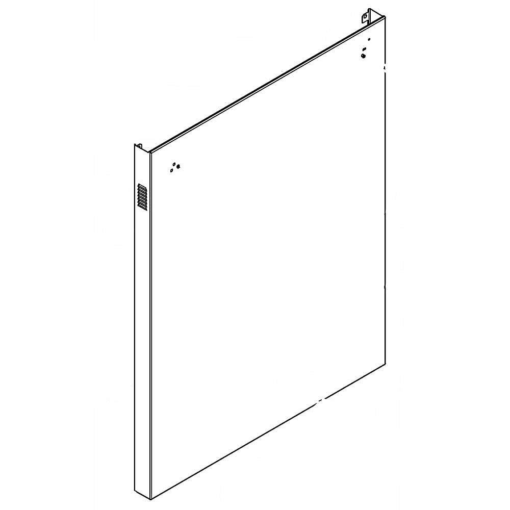 Part #w11165143, Dishwasher Door Outer Panel Assembly (Stainless) / 35.75 x 30.12 x 3.25