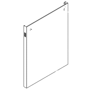 Dishwasher Door Outer Panel Assembly (stainless) W11165143
