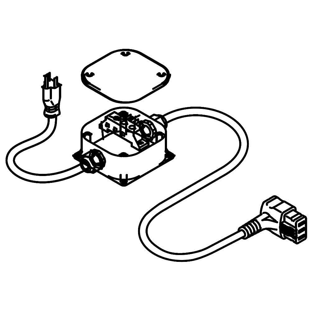 Photo of Part #w11188410, Power Cord | 9.88 x 6.88 x 4.50 from Repair Parts Direct