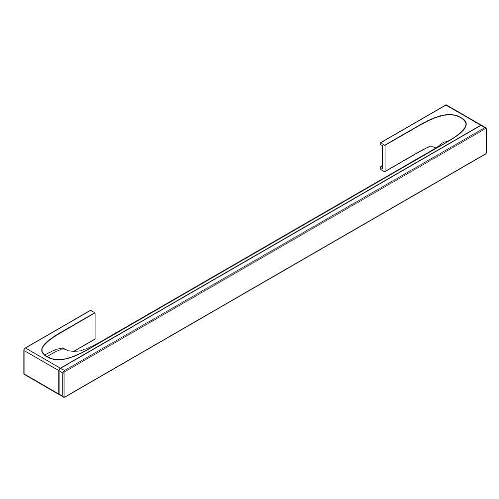 Part #w11190789, Dishwasher Door Handle (Stainless) / 23.50 x 2.50 x 1.50