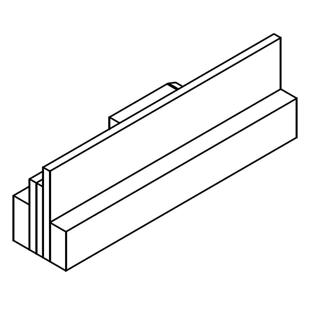 Part #w11223838, Dishwasher Access Panel Insulation / 28.40 x 8.40 x 4.25